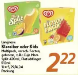 inkoop Langnese Klassiker oder Kids Angebot