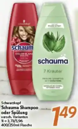 inkoop Schwarzkopf Schauma Shampoo oder Spülung Angebot
