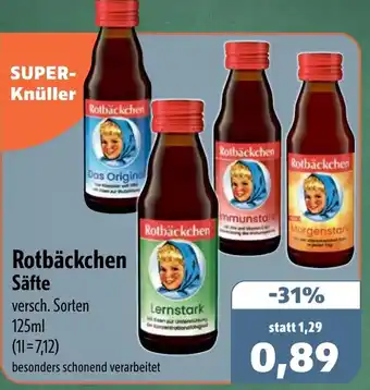 Aktiv Irma Rotbäckchen Säfte Angebot