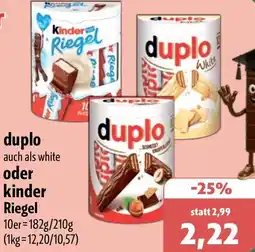 Aktiv Irma duplo oder Kinder Riegel Angebot