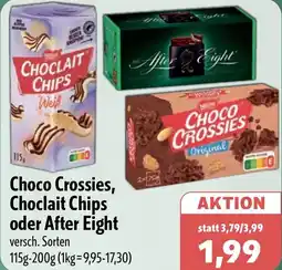 Aktiv Irma Choco Crossies, Choclait Chips oder After Eight Angebot