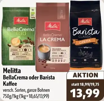 Aktiv Irma Melitta BellaCrema oder Barista Kaffee Angebot