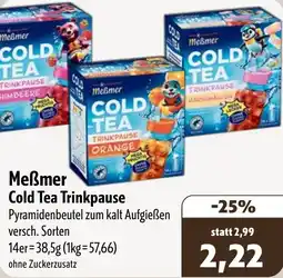 Aktiv Irma Meẞmer Cold Tea Trinkpause Angebot