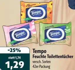 Aktiv Irma Tempo Feuchte Toilettentücher Angebot