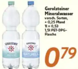inkoop Gerolsteiner Mineralwasser Angebot