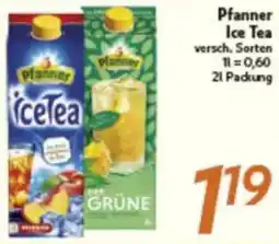 inkoop Pfanner Ice Tea Angebot