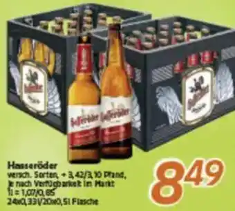 inkoop Hasseröder Angebot