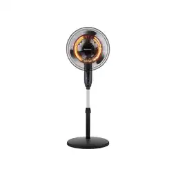 Netto Marken-Discount Standventilator mit Karbon-Heizelementen Heizlüfter mit 1800W Angebot