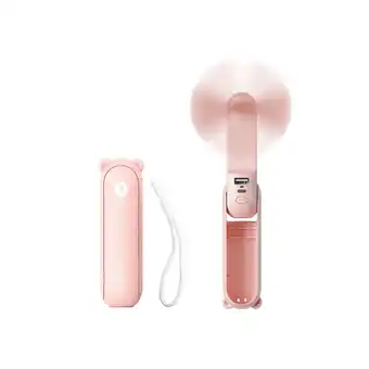 Netto Marken-Discount Jisulife Life8 Mini Handventilator 3in1 mit LED & Powerbank Rosa Angebot