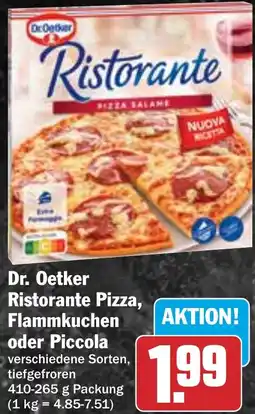 HIT Dr. Oetker Ristorante Pizza, Flammkuchen oder Piccola Angebot
