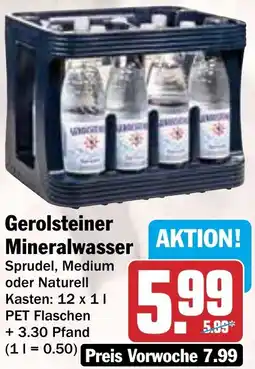 HIT Gerolsteiner Mineralwasser Angebot