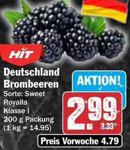 HIT Deutschland Brombeeren Angebot