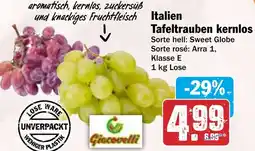 HIT Italien Tafeltrauben kernlos Angebot