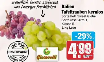 HIT Italien Tafeltrauben kernlos Angebot
