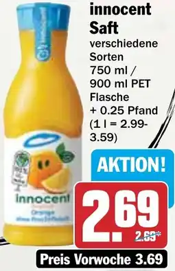 HIT innocent Saft Angebot