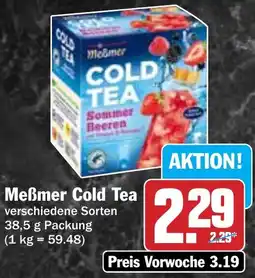 HIT Meßmer Cold Tea Angebot