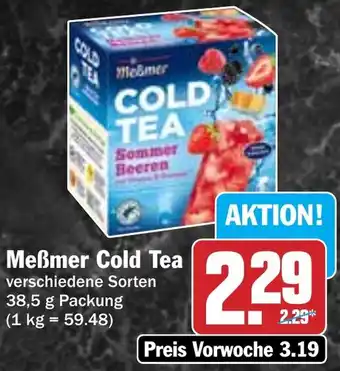 HIT Meßmer Cold Tea Angebot