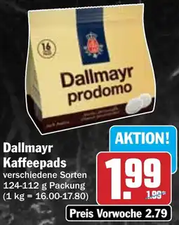 HIT Dallmayr Kaffeepads Angebot