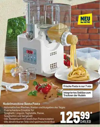 METRO Nudelmaschine Basta Pasta Angebot