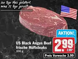 HIT US Black Angus Beef frische Hüftsteaks Angebot