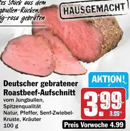 HIT Deutscher gebratener Roastbeef-Aufschnitt Angebot