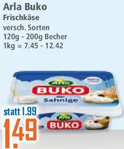 Klaas und Kock Arla Buko Frischkäse Angebot