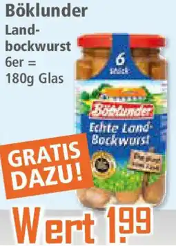 Klaas und Kock Böklunder Landbockwurst Angebot