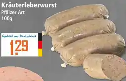 Klaas und Kock drilander Kräuterleberwurst Angebot