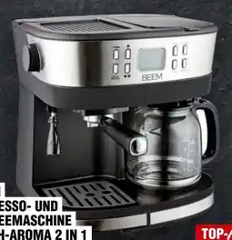 Handelshof Beem Espresso Kaffeemaschine Fresh-Aroma 2 in 1 Angebot
