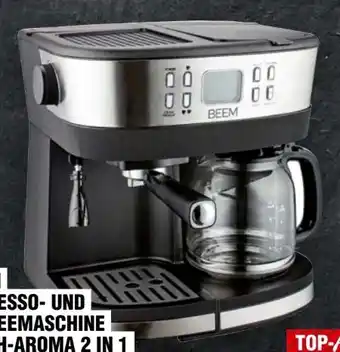 Handelshof Beem Espresso Kaffeemaschine Fresh-Aroma 2 in 1 Angebot