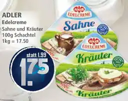 Klaas und Kock ADLER Edelcreme Angebot