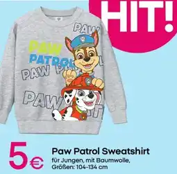 PEPCO Paw Patrol Sweatshirt Angebot