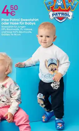 PEPCO Paw Patrol Sweatshirt oder Hose für Babys Angebot