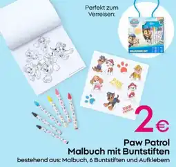 PEPCO Paw Patrol Malbuch mit Buntstiften Angebot