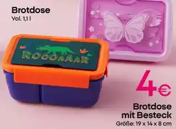 PEPCO Brotdose mit Besteck Angebot