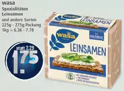 Klaas und Kock Wasa Spezialitäten Leinsamen Angebot