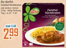 Klaas und Kock Du darfst Zwiebel-Hackbraten Angebot