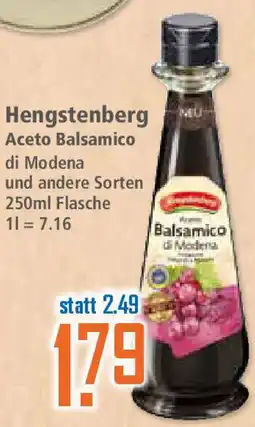 Klaas und Kock Hengstenberg Aceto Balsamico Angebot