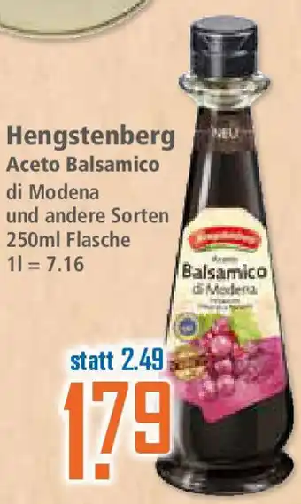 Klaas und Kock Hengstenberg Aceto Balsamico Angebot