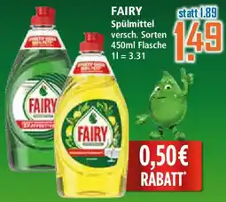 Klaas und Kock FAIRY Spülmittel Angebot