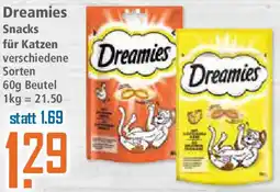 Klaas und Kock Dreamies Snacks für Katzen Angebot