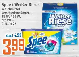 Klaas und Kock Spee/Weißer Riese Waschmittel Angebot
