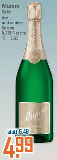 Klaas und Kock Mumm Sekt Angebot