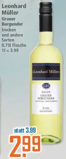 Klaas und Kock Leonhard Müller Grauer Burgunder Angebot