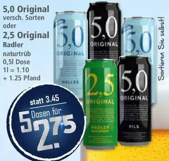 Klaas und Kock 5,0 Original oder 2,5 Original Radler Angebot