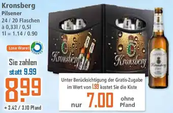 Klaas und Kock Kronsberg Pilsener Angebot