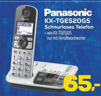 Euronics Panasonic kx-tge520gs schnurloses telefon Angebot