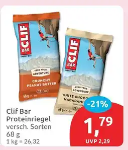 Budni Clif bar crunchy peanut butter Angebot