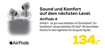 Euronics Apple airpods 4 Angebot