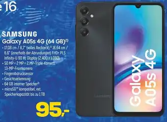 Euronics Samsung galaxy a05s 4g (64 gb) Angebot